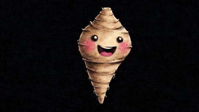 Cute vegetable illustration