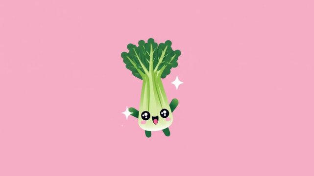 Cute celery character