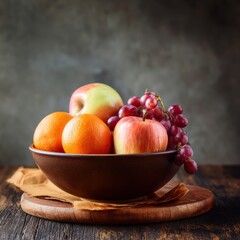 Assorted fruits in bowl
