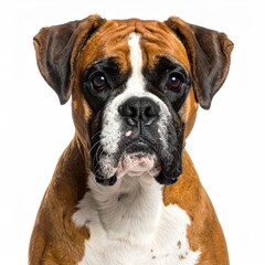 Close-up portrait of a Boxer dog (3)