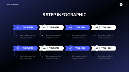 8 Steps Infographic