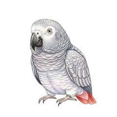 Obraz premium African Grey Parrot in Timneh African Grey