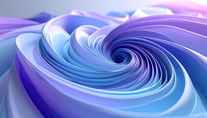Abstract swirl of pastel colours