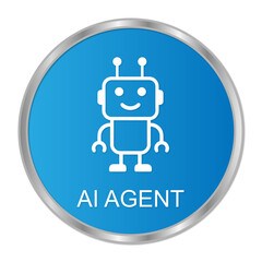 KI‑Agent Roboter‑Icon