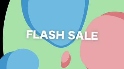 A vibrant graphic showcasing a flash sale event designed to attract attention and boost online sales.