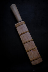 Enep knife of a Thai native. Sheaths made of tiger pattern wood