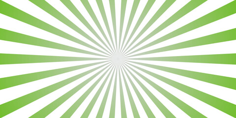 Abstract green light burst effect with geometric shapes and radiating lines creating a sense of energy and growth