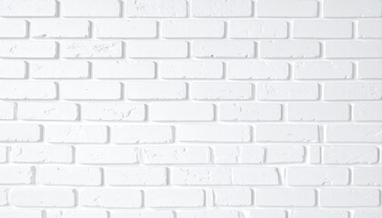 Simple white brick wall texture