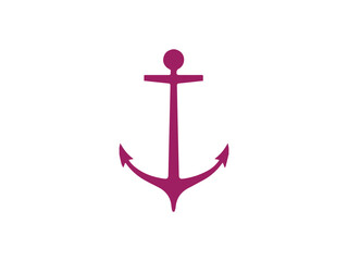 Anchor Icon | Nautical Vector Symbol | Marine Design illustration design 