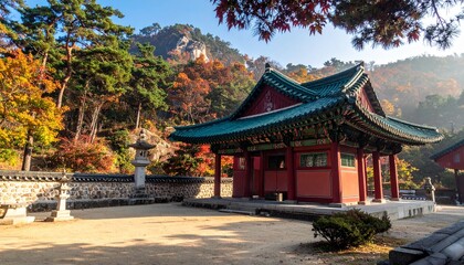 Naklejka premium 한국 절