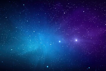 Obraz premium Ethereal celestial background showcasing stunning gradients of deep blue and purple amidst a star-filled expanse creating a sense of wonder and cosmic beauty captured with clarity