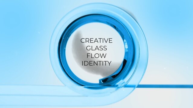 Crystal Glass Motion Logo