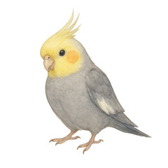 Cockatiel in Normal Grey