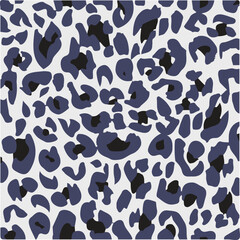 Leopard skin print, watercolor effect, black, brown, beige, and white gradients, overlapping elements, seamless pattern
