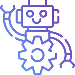 Gradient Robotic Process Automation with Gear and Happy Robot