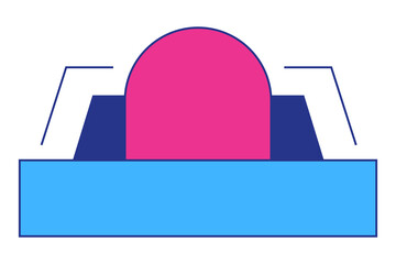 Recommended badge banner. Banner recommended with thumbs up. Advertising badges with like