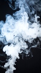 Abstract swirling smoke