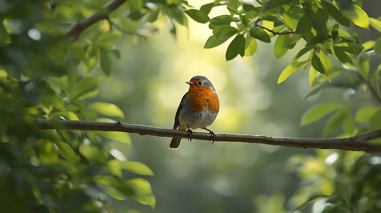robin on branch