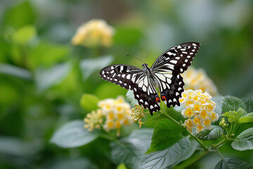 Black and White Butterflies