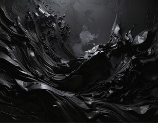Abstract dark fluid forms
