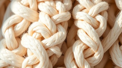  soft braided white wool fibers