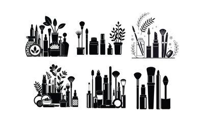 Makeup and Beauty Silhouettes