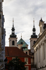 Obraz premium Prague cityscape. View of the city from above. Prague, Czech Republic.