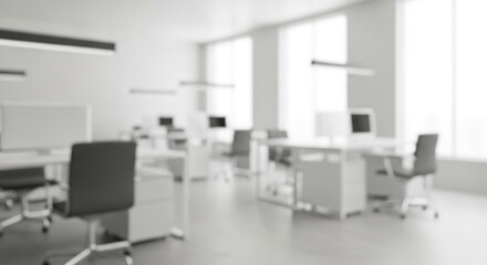 Abstract Blurred Modern Office Background for Corporate Business Concepts