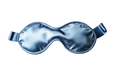 Stylish Luxury Silk Sleep Mask Isolated on transparent background