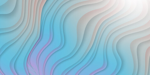Obraz premium Abstract illustration background of curve in a colorful gradient.