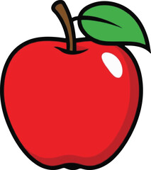 Red Apple Vector