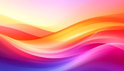 Abstract vibrant flowing colors