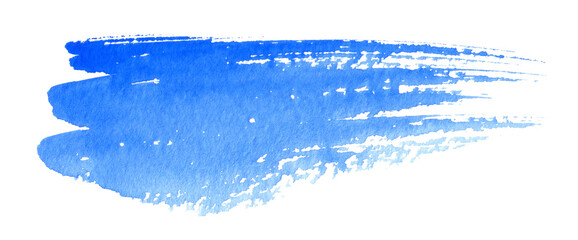 Abstract blue watercolor shape as a background for logo or text