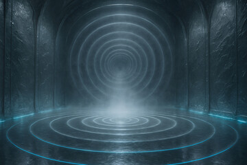 Obraz premium Frosted Platinum Resonance Hall