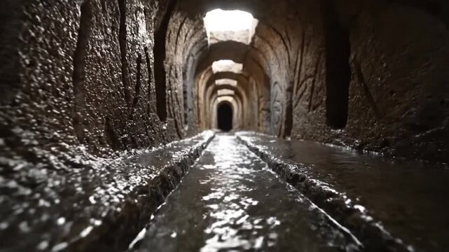 Journey Through an Ancient Underground Qanat Water Tunnel.