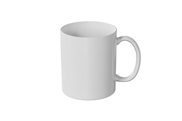 Blank White Mug Mockup for Design and Branding Presentation