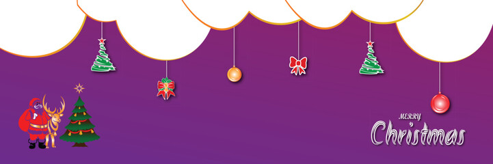 merry christmas wishes banner	