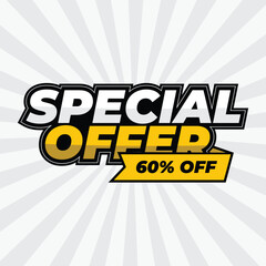 Special Offer Design Element Promotional Ads