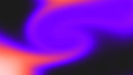 Fototapeta premium Vibrant abstract background featuring a fluid swirl of glowing purple and fiery orange colors against a dark backdrop