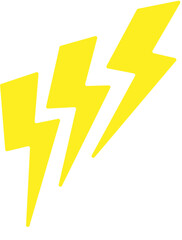Lightning cartoon colorful pattern
