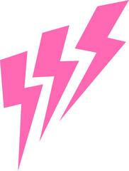 Lightning cartoon colorful pattern