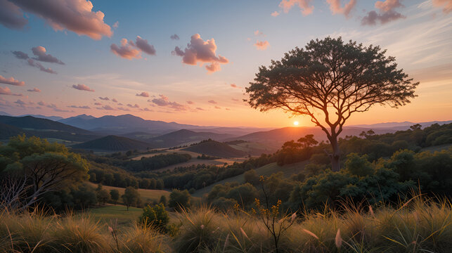 naturaleza, paisaje, atardecer - Powered by Adobe