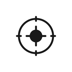 Crosshair or target symbols for focus, aim, precision, and analysis, representing concepts such as security, navigation, and strategy in minimal design.