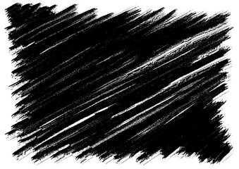 Obraz premium Textured Black Scribble Abstract, Rough Lines with a Grungy Artistic Feel for Backgrounds
