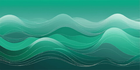 Abstract blue wave design with a fluid texture and light curve for a modern ocean water background