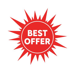 Red sale banner with the text 