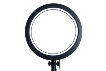 Ring light isolated on transparent background