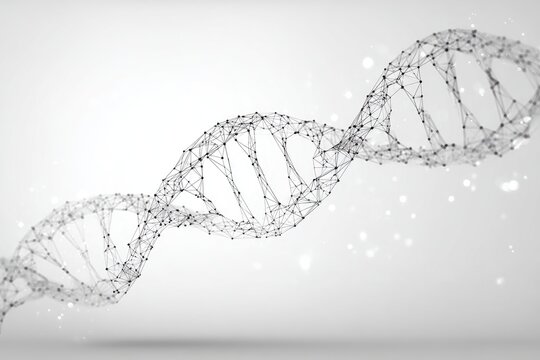 Abstract Dna Molecule Graphic Design