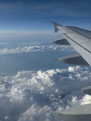 Obraz premium view from airplane window