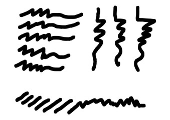 Abstract Scribble Strokes A Collection of Hand-Drawn Textures